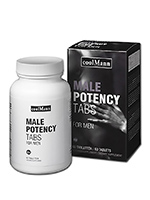 CoolMann Male Potency Tabs - 60 comprimidos